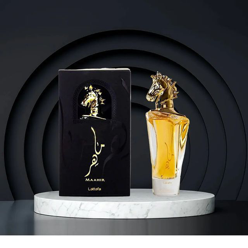 Cross-border foreign trade maahir 100ml Horse-head Men's Latafa Perfume, Arab Dubai, Vietnam New Product Application Scenario