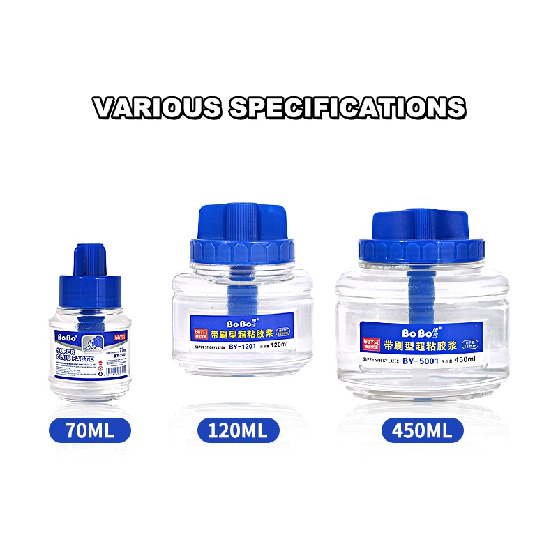 B-1201 Strong Brush Glue 120ml, student-specific, environmentally friendly, fast bonding, easy to use, odorless, and free of formaldehyde Item Picture