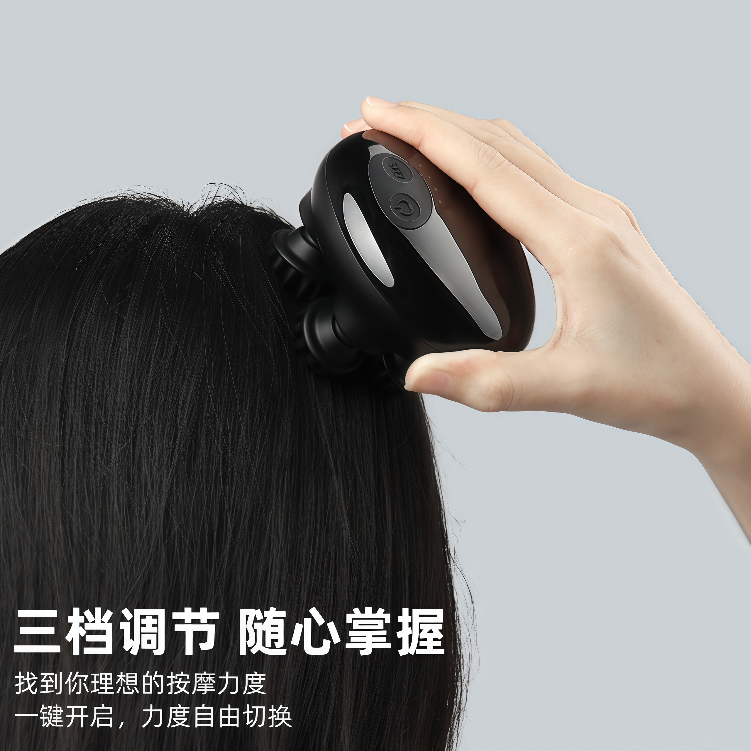 梳子/按摩/C型颈椎按摩枕/品牌颈椎按摩器/便携式护颈按摩仪产品图