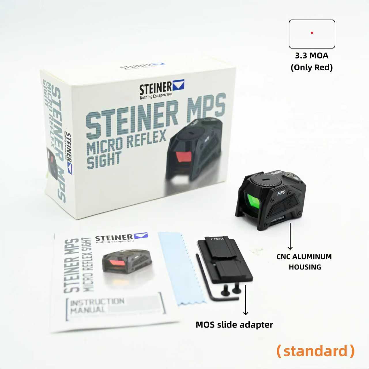 MPS 封闭式内红点高透胶合玻璃红点小巧便携厂家直供高清续航详情3