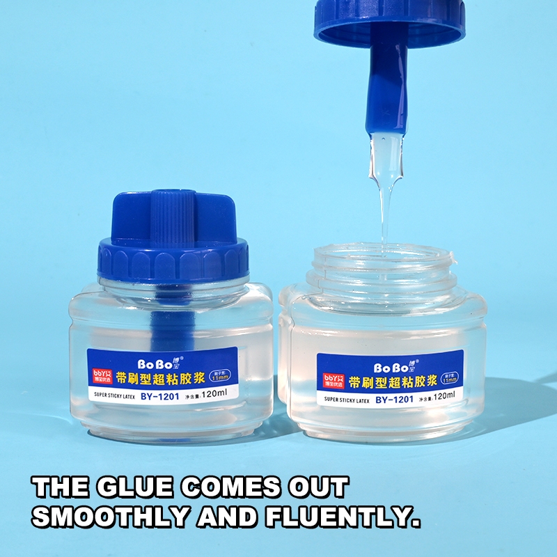B-1201 Strong Brush Glue 120ml, student-specific, environmentally friendly, fast bonding, easy to use, odorless, and free of formaldehyde details Picture