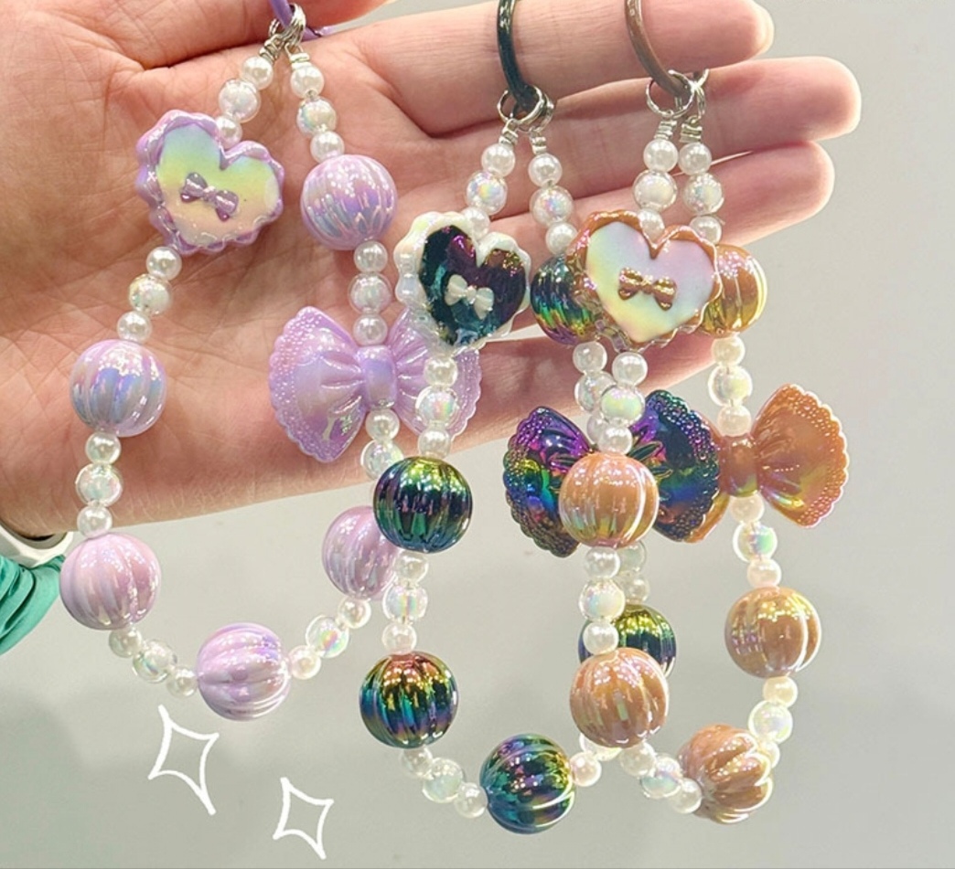 手工穿珠手机链