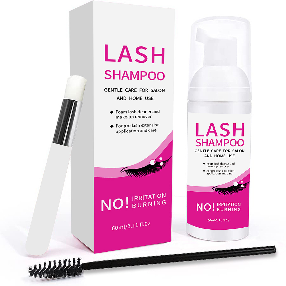 Eyelash cleansing mousse, eyelash spa bubble, eye cleansing, non-irritating, eyelash extension, eyelash makeup remover foam detail image 3