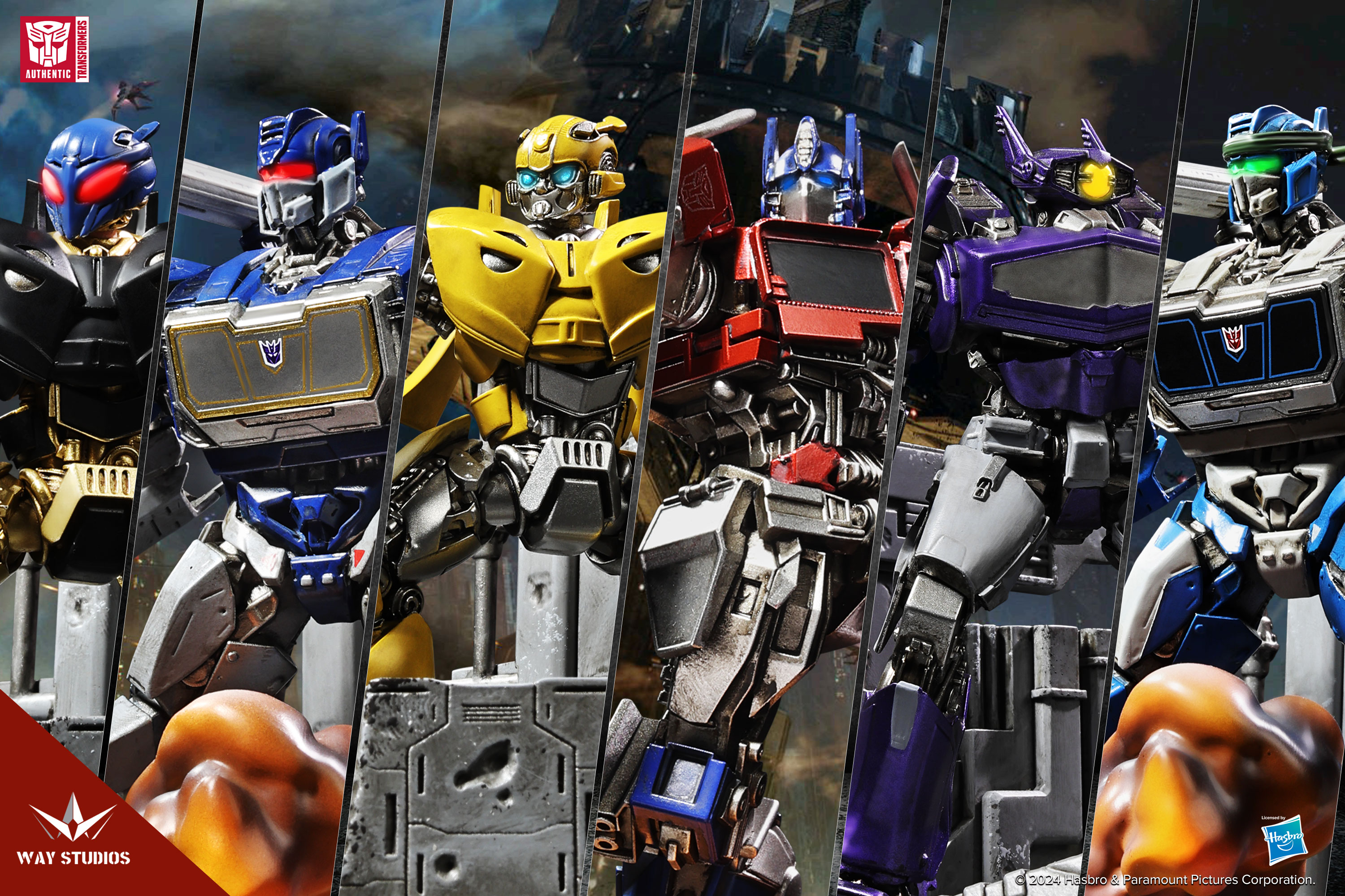 新事WS6688（一盒6个）TRANSFORMERS-变形金刚盲盒手办摆件潮流玩具合金版