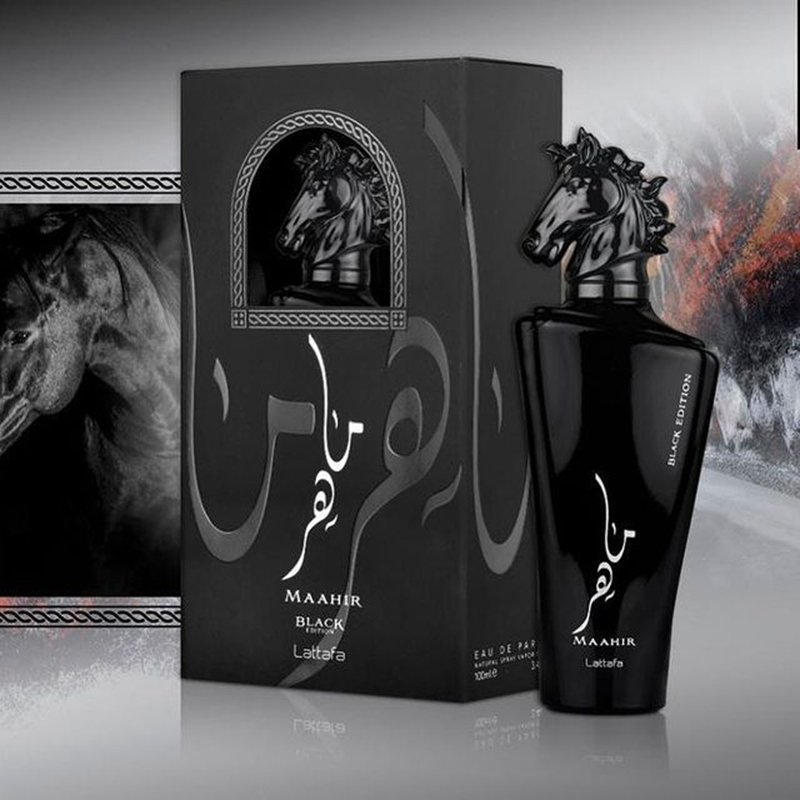 Cross-border foreign trade maahir 100ml Horse-head Men's Latafa Perfume, Arab Dubai, Vietnam New Product Specification image