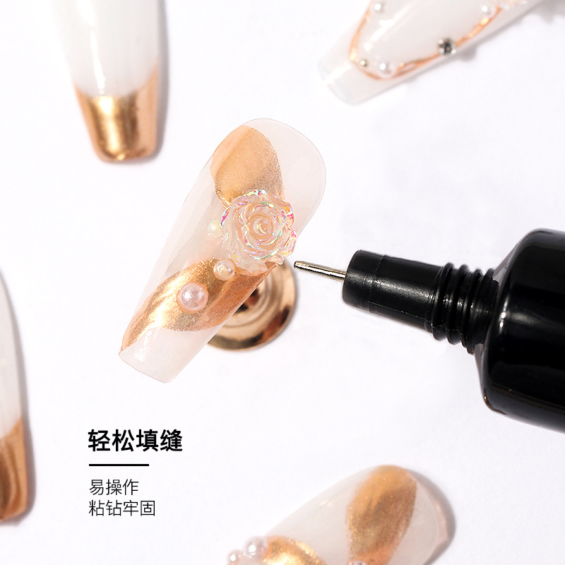 15ml gel-Polish multi-functional glue for filling, edge sealing, drilling and powder coating on needle tubes detail image 8