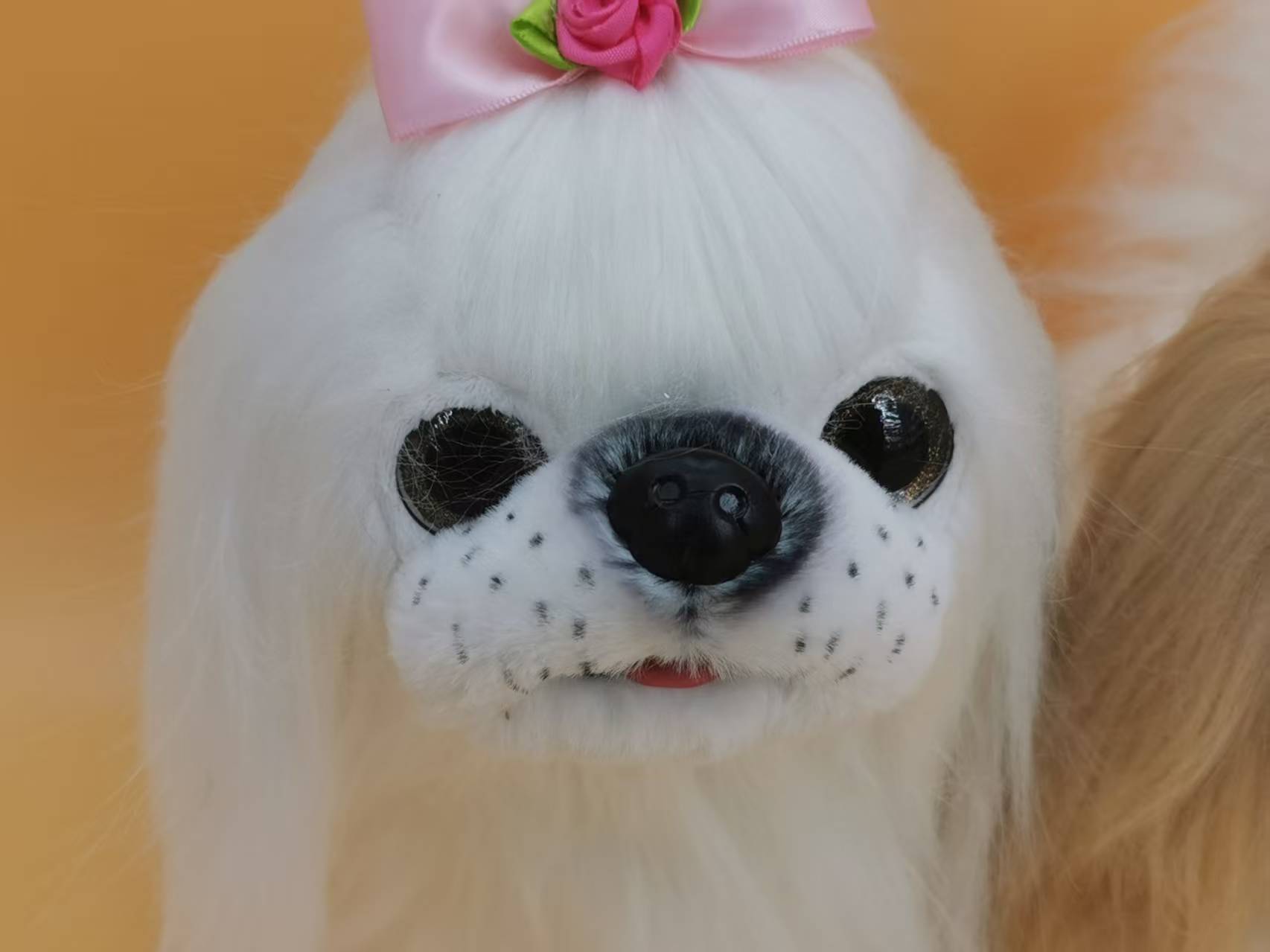 Electric leash Maltese, recording to capture beauty, singing super gently, and acting cute and innocent Item Picture