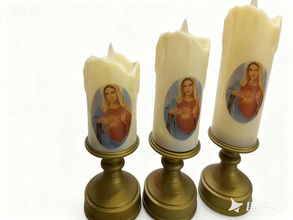 5厘米贴图片带古铜色底座三件套，可以用在节日派对上