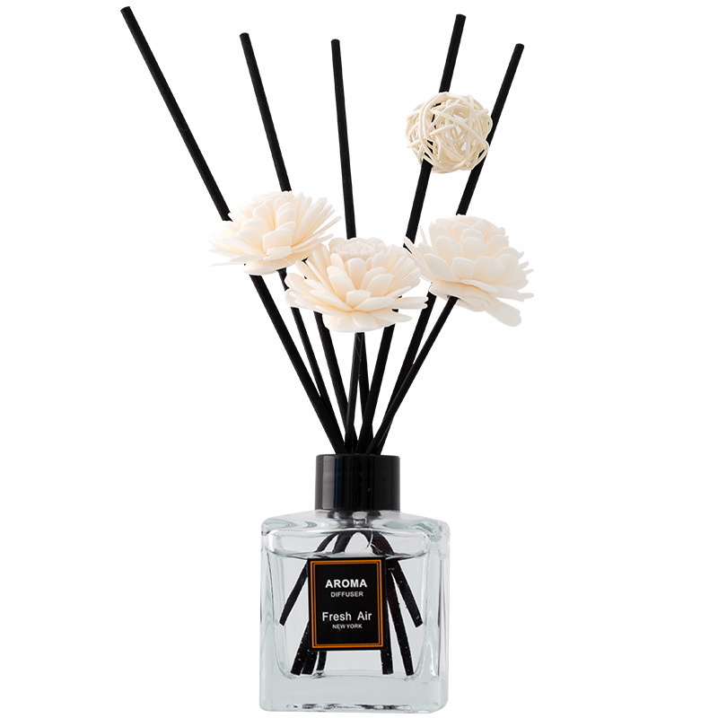 Lavender non-flame diffuser with rattan and rattan balls for sleep, bedroom, living room and home fragrance Item Picture