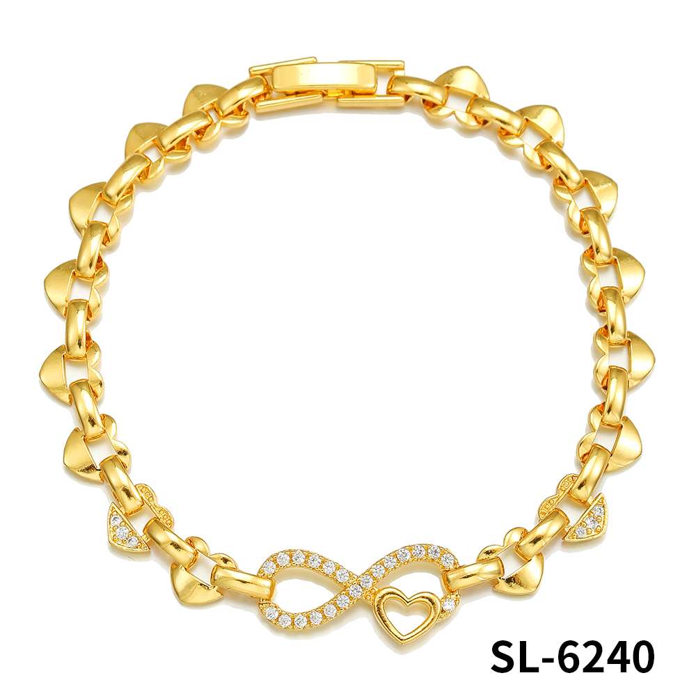 掌舵手链SL-6240真金电镀18k金