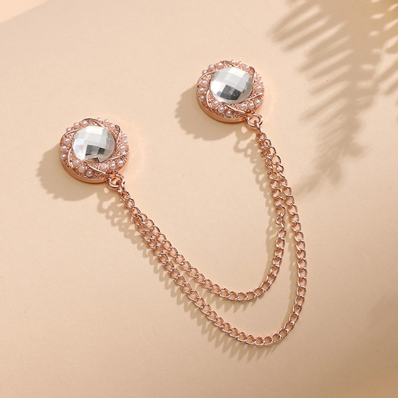 Magnetic buckle, ancient-style costume access control fixed buckle, strong magnetic, no damage to clothes, no trace, magnetic buckle, Hui ethnic headscarf fixed buckle detail image 3