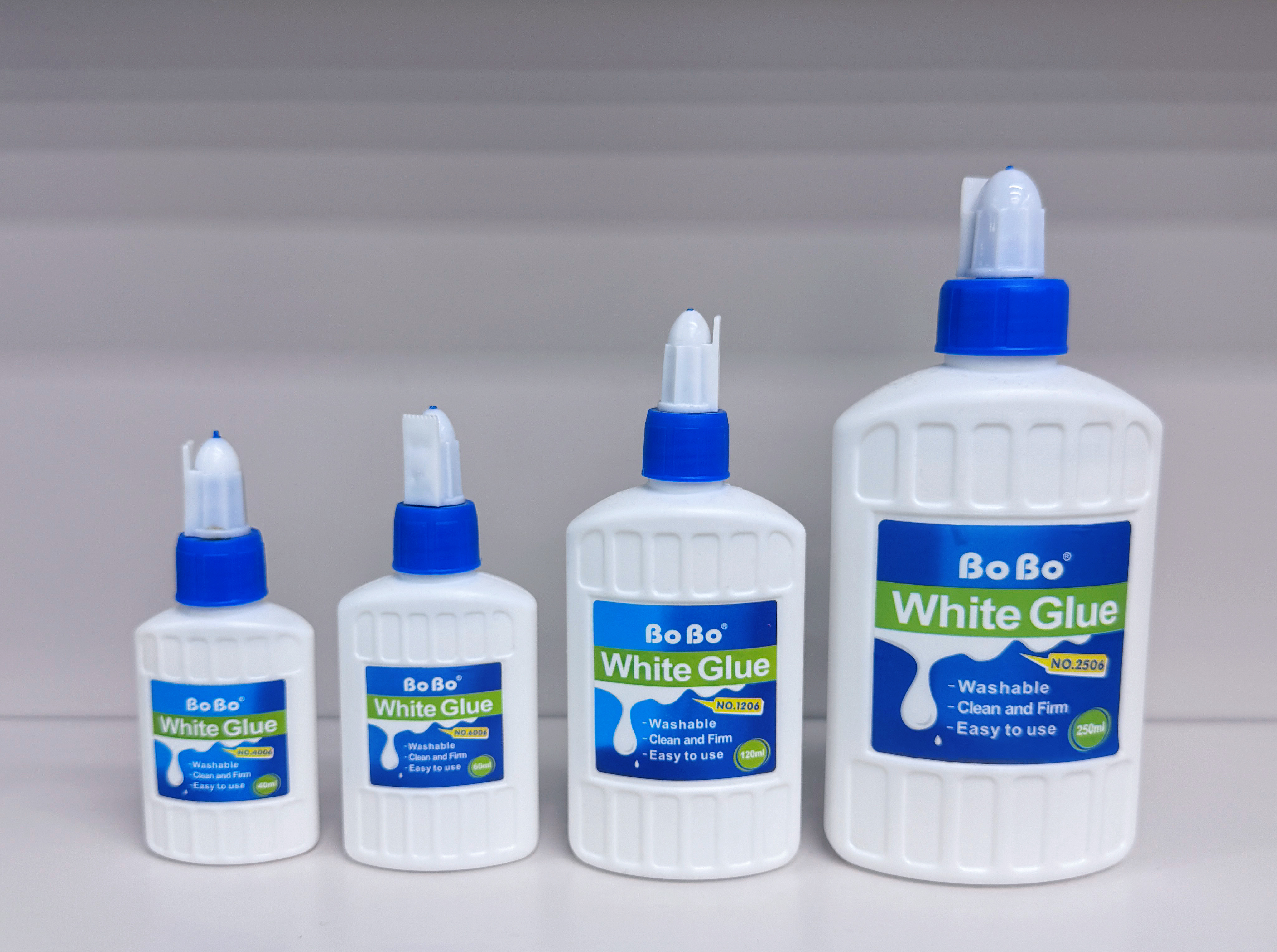 NO.1206 White Glue 120ml, student-specific eco-friendly white glue, quick bonding, easy to use, odorless and free of formaldehyde Specification drawing