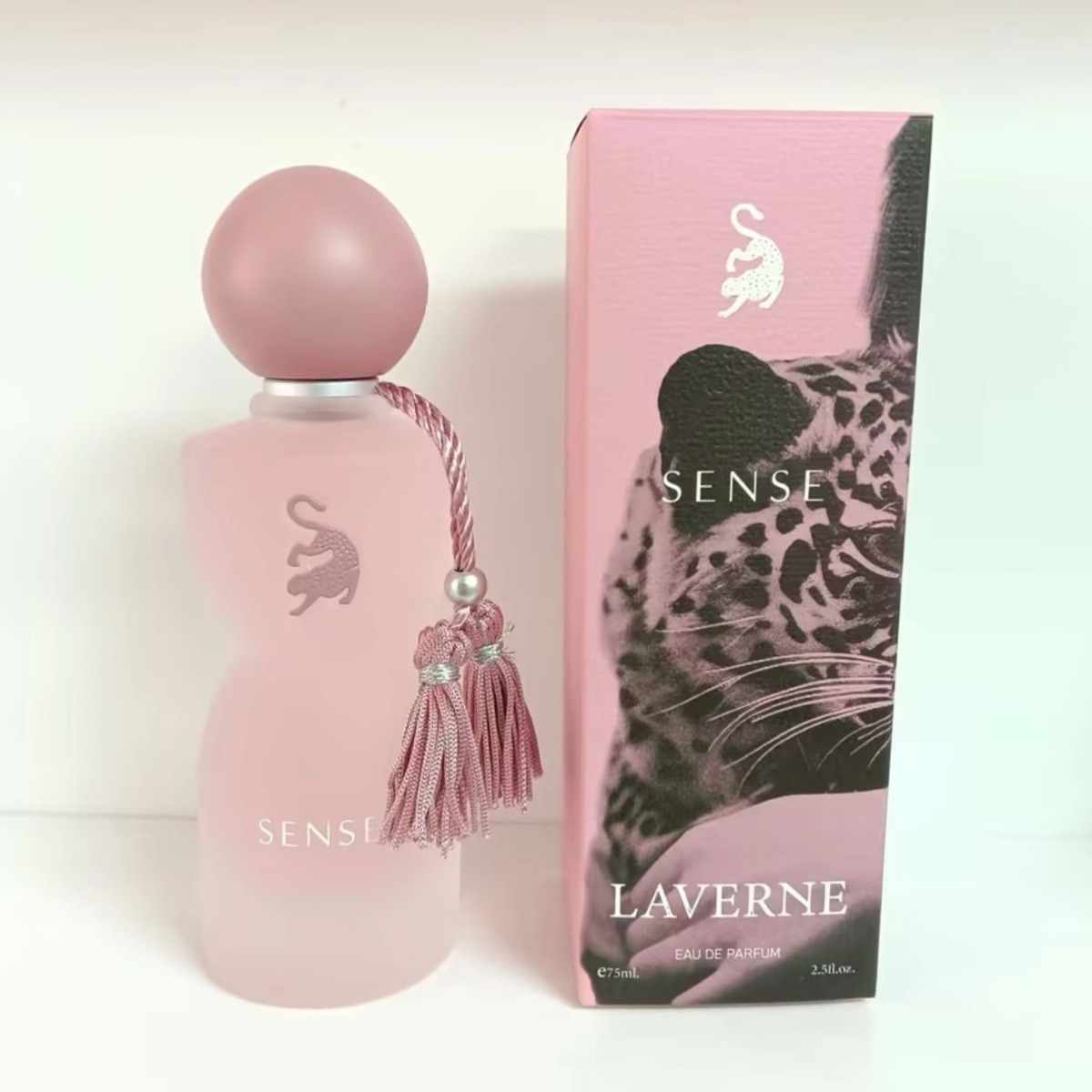 Cross-border bestseller Laverne 75ml pink women's perfume, Dubai Middle East Arab Perfume, a new long-lasting fragrance