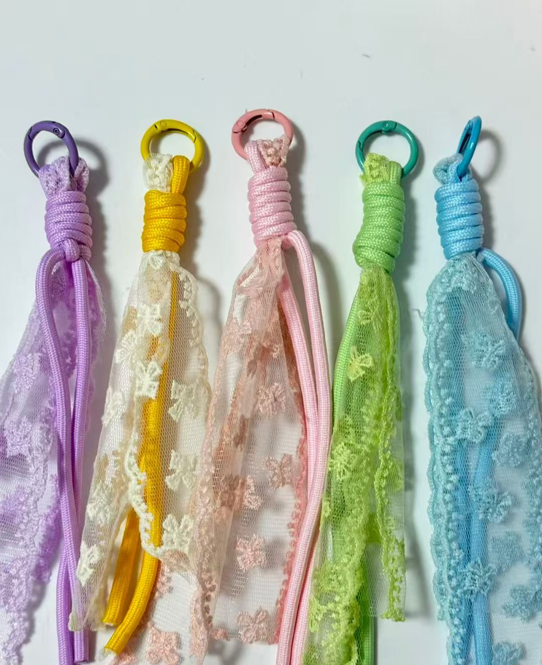 钥匙扣，编织绳钥匙扣配件钥匙扣钥匙扣详情图5