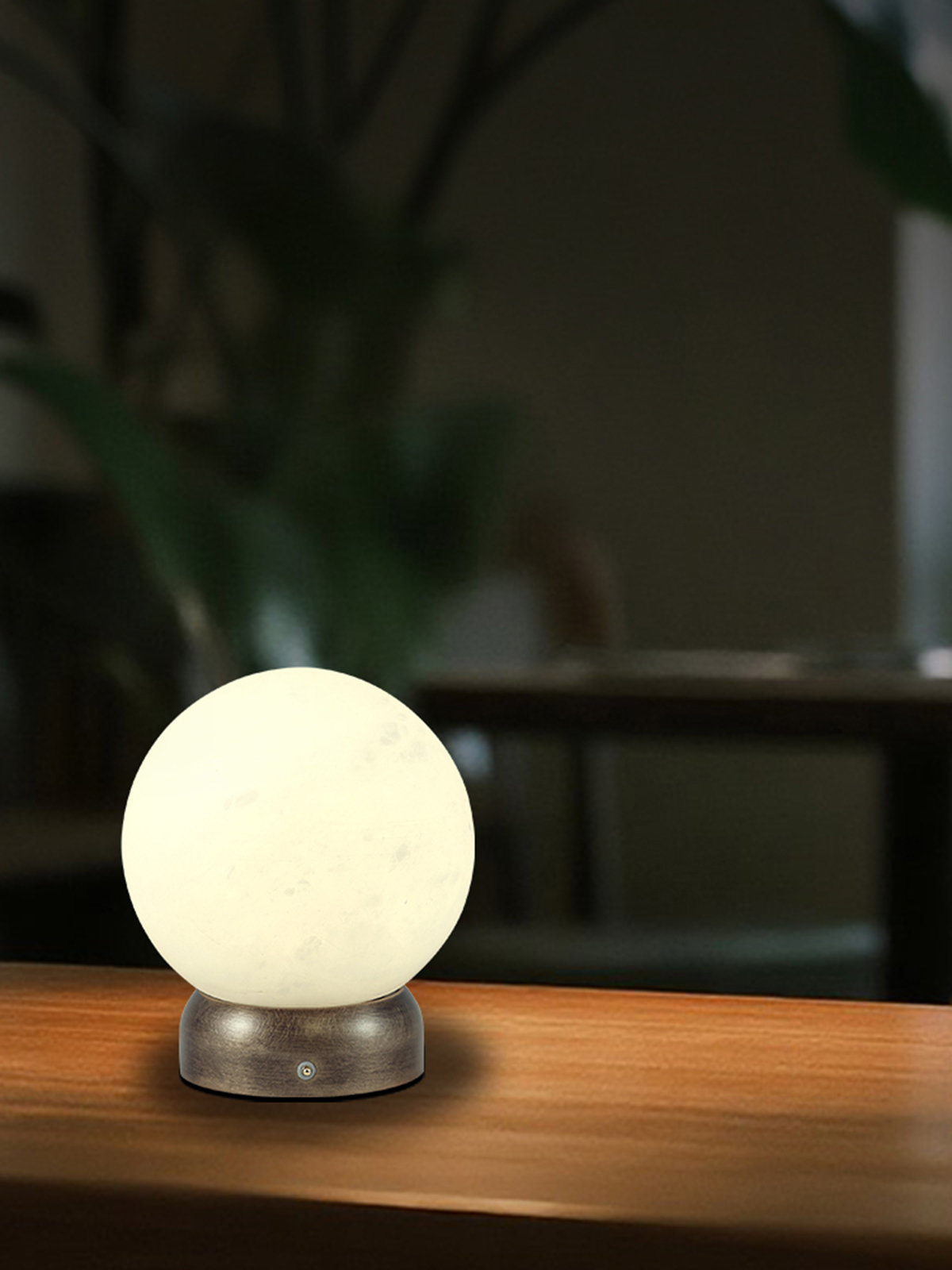 Decorative night light, marble charging desk lamp, warm night lighting thumbnail