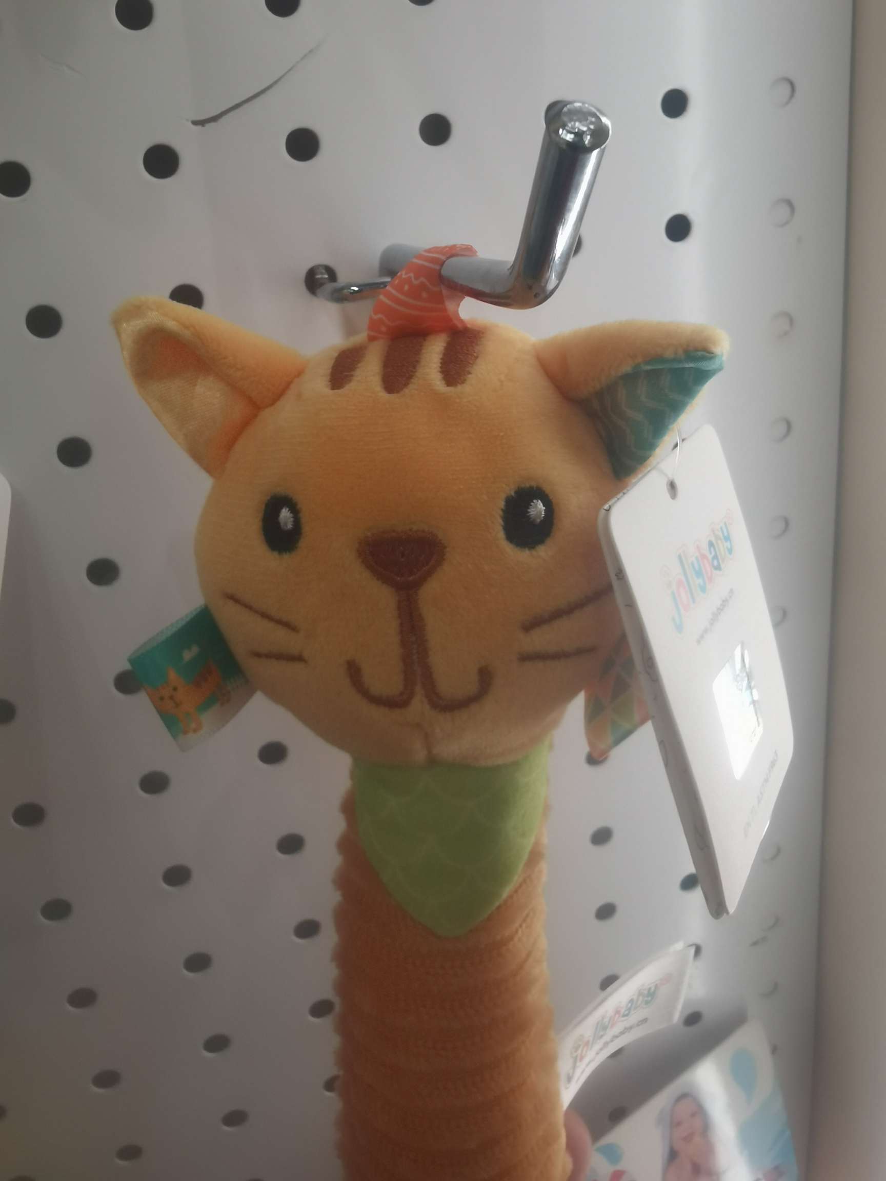 Jolly baby小猫BB棒乐萌趣早教婴儿安抚玩具哄睡神器宝宝舒适感官刺激