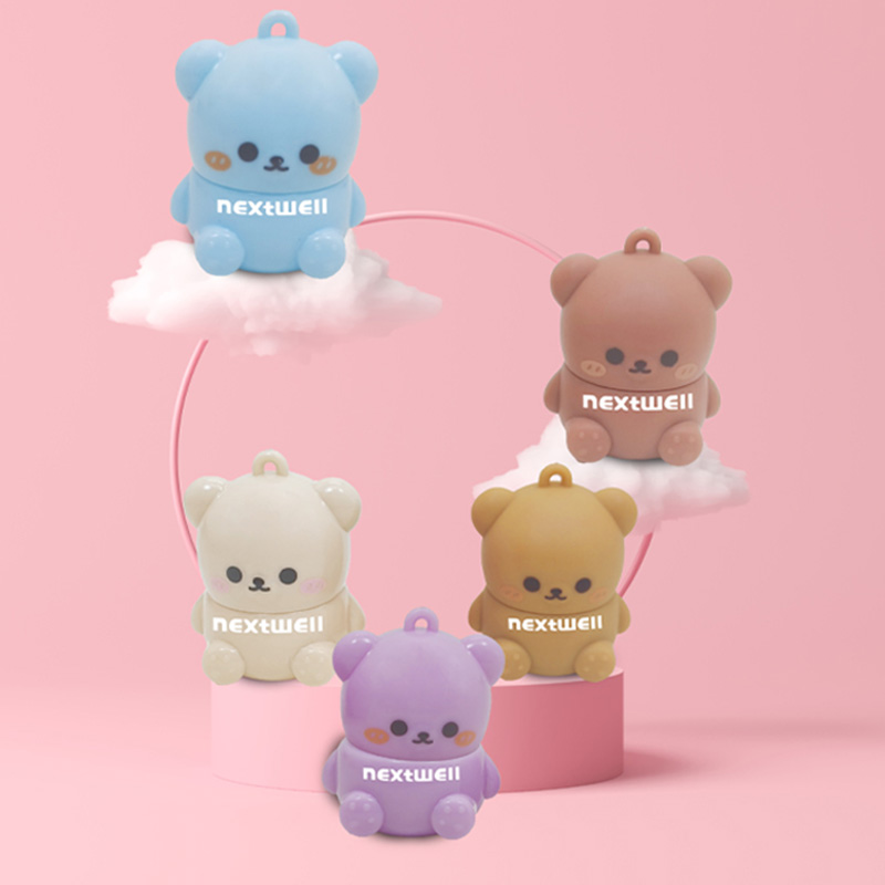 Cross-border Next Well Bear Pendant Lip Balm Moisturizing and hydrating Dry and cracked lips in autumn and winter Safe colorless lip balm OEM/ODM manufacturer wholesale Moisturizing lip balm Vaseline Lip Balm Item Picture
