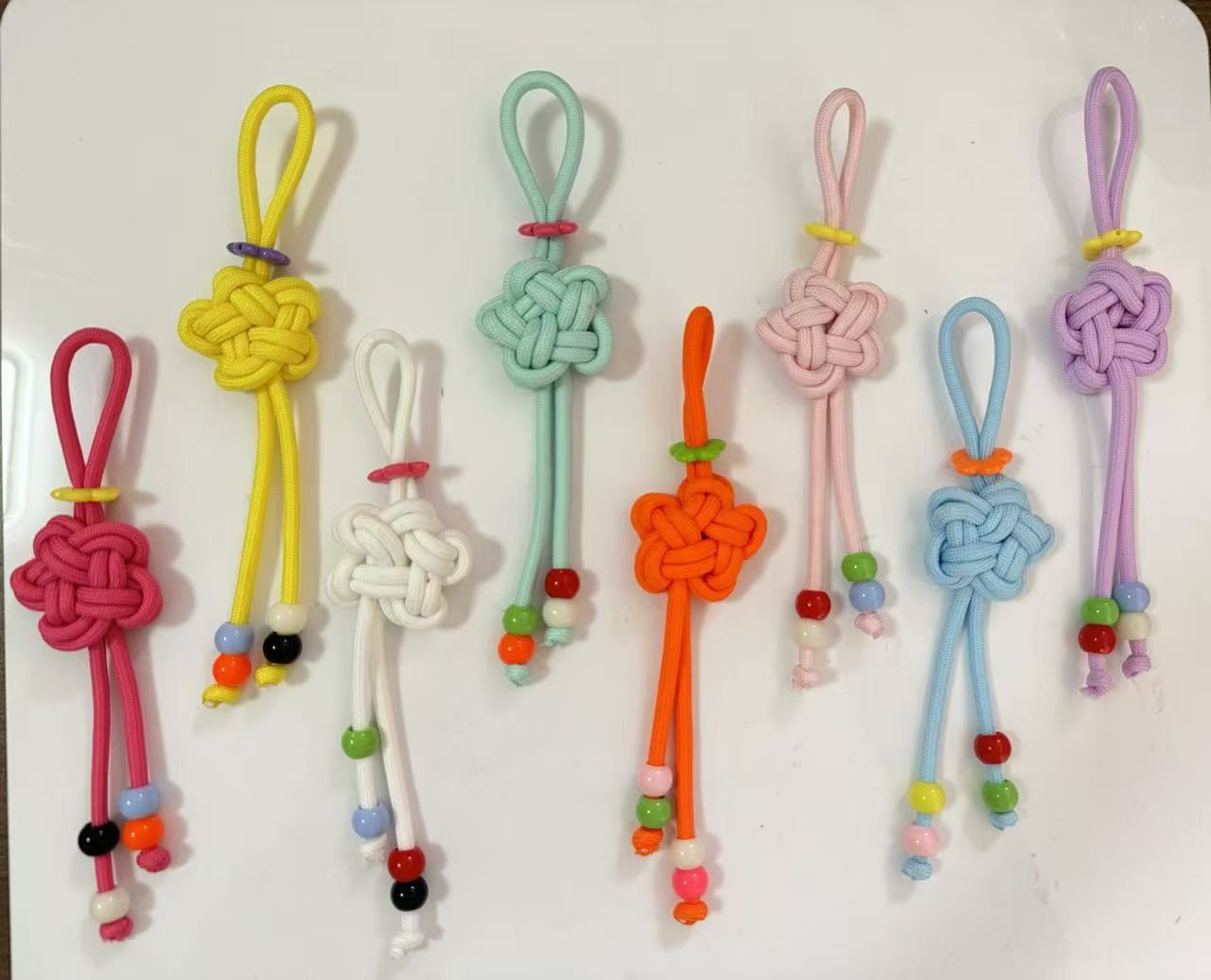 钥匙扣，编织绳钥匙扣配件钥匙扣钥匙扣详情图2