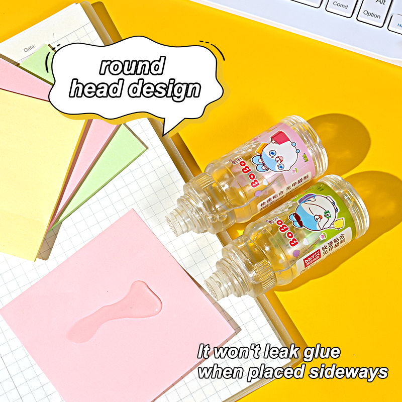 BY-3848 Strong Glue 30ml, special for students, environmentally friendly, fast bonding, easy to use, odorless, and free of formaldehyde Specification drawing