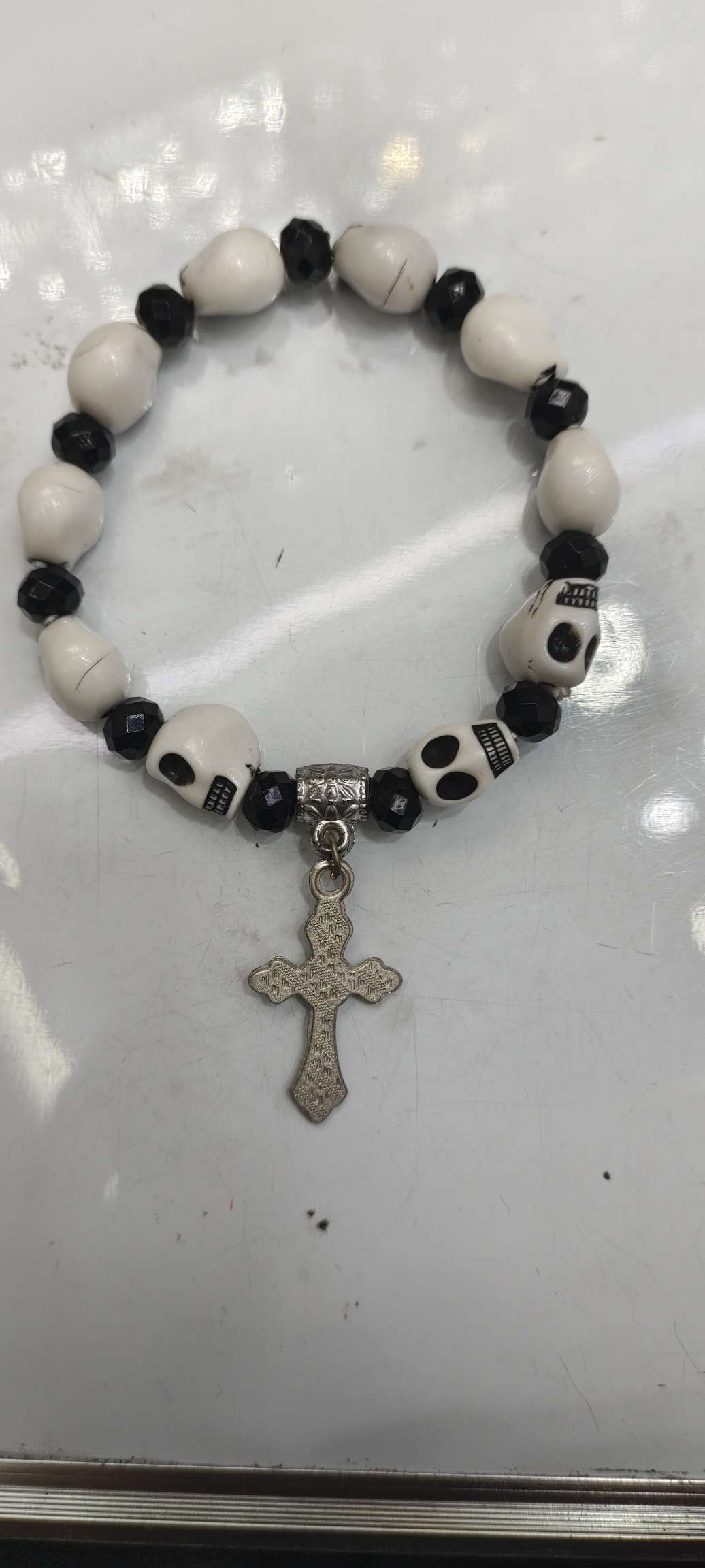 骷髅手串锆石手链手饰时尚百搭女款简约手链饰品潮流配饰