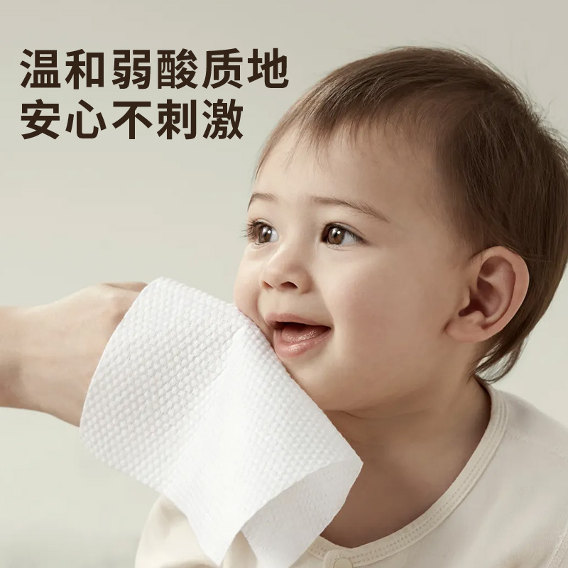 家用婴儿湿巾宝宝一次性手口柔水巾新生儿专用卡通加厚湿巾纸详情4