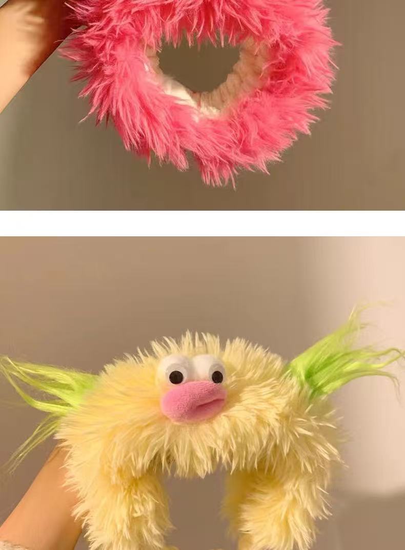 FLY1965 Winter Face wash Hair Band Female Korean version of Internet celebrity hair band Female student sweet and cute makeup, facial mask and hair band pic 6
