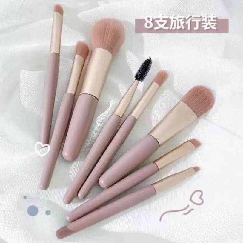 高品质化妆刷8件套便携款遮瑕蜜粉刷套装软毛美妆眼影新手平价详情4