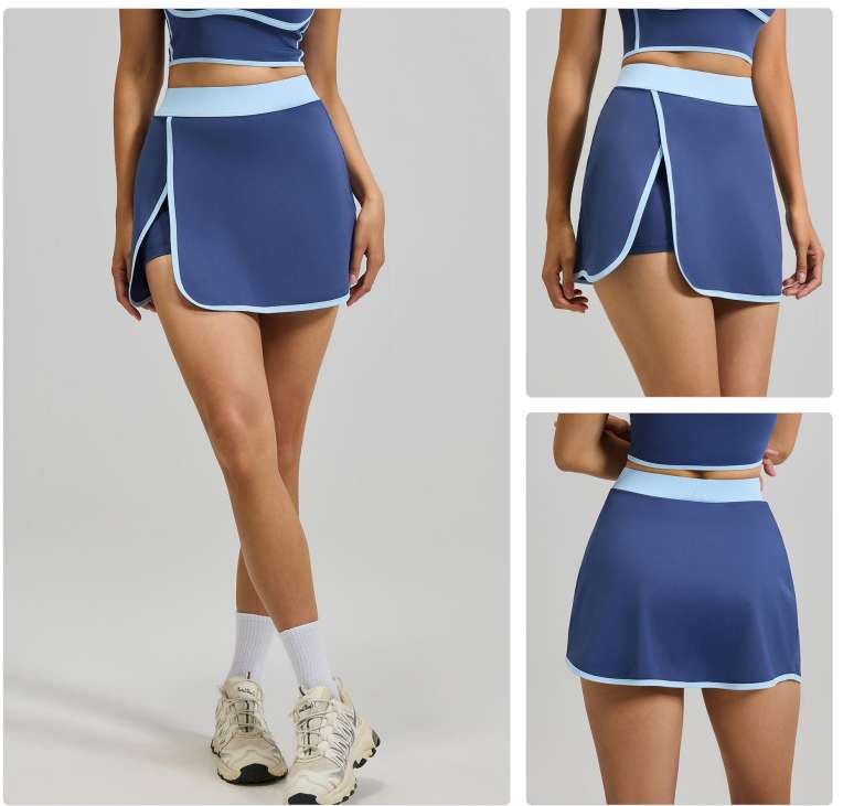 线性短裙，瑜伽裤，瑜伽服女紧身户外