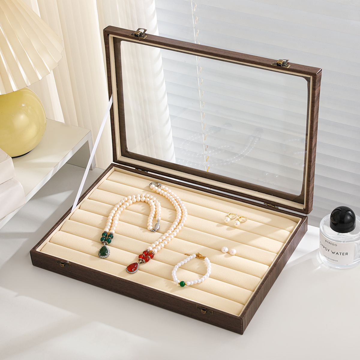 饰品展示架/亚克力展示台/饰品盘/饰品店展示架/地摊白底实物图