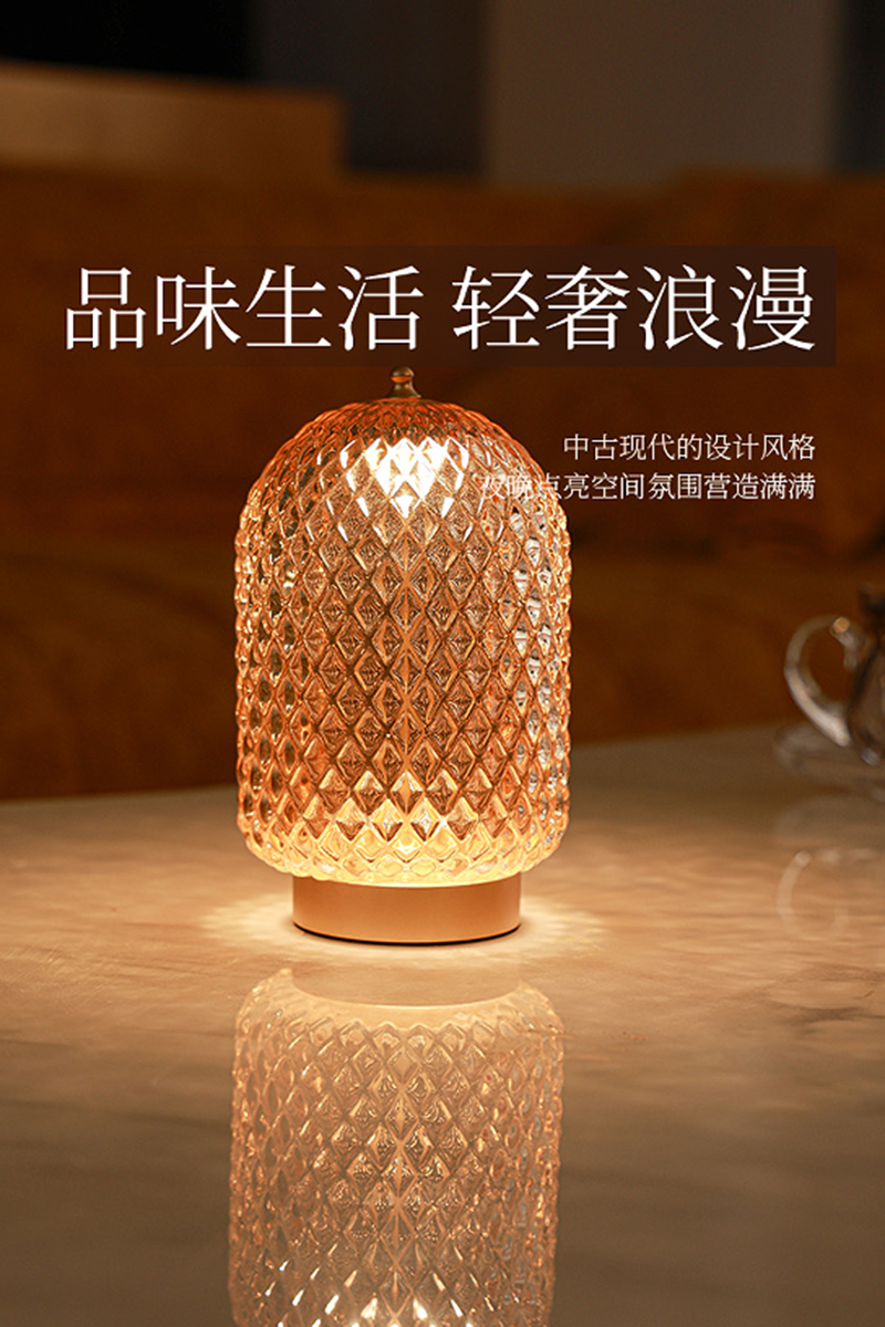 Simple style desk lamp for bedroom, multi-color bedside lamp, Nordic warm, eye-protecting and high-end feel Application Scenario