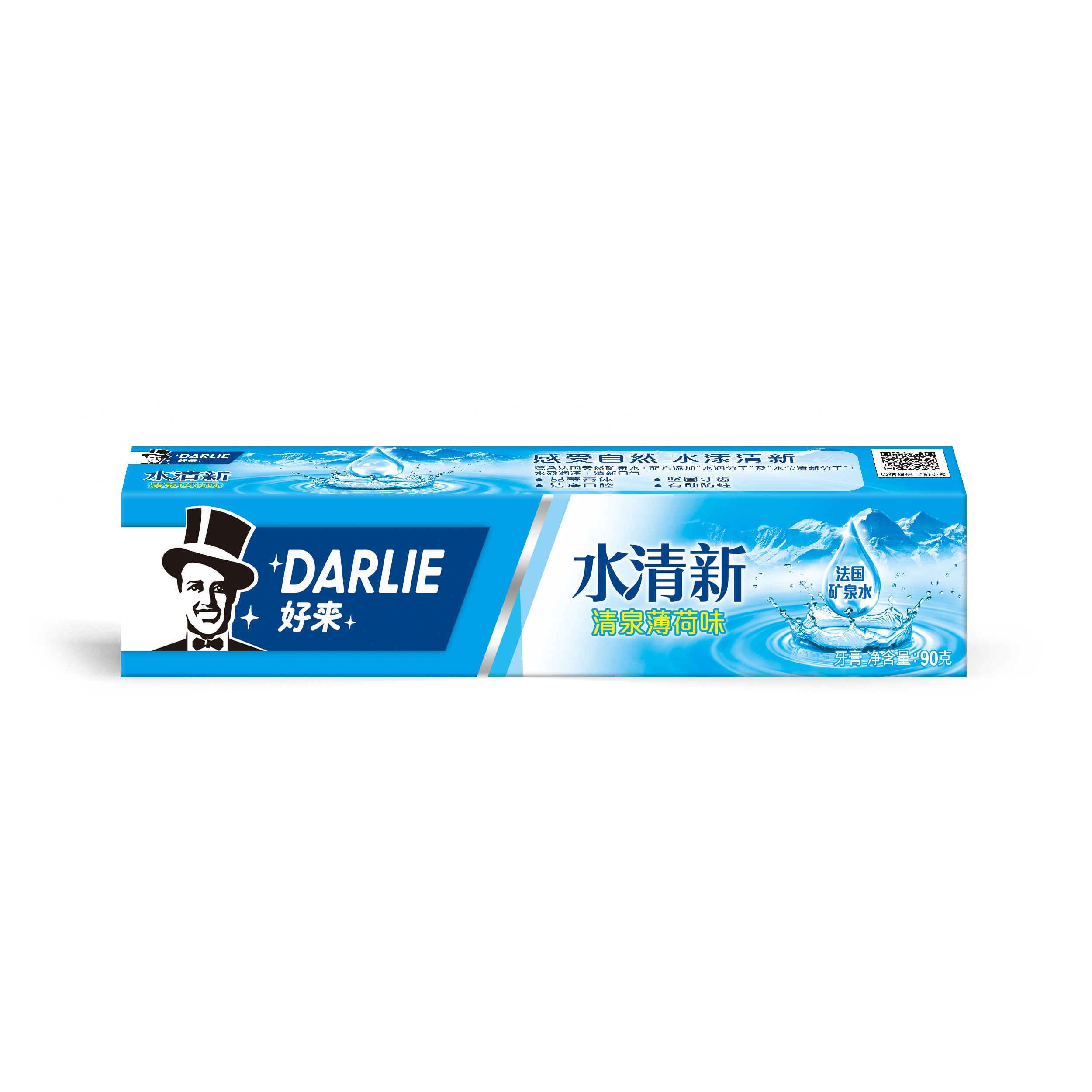 DARLIE好来超白牙膏水清新清泉薄荷味中国90g