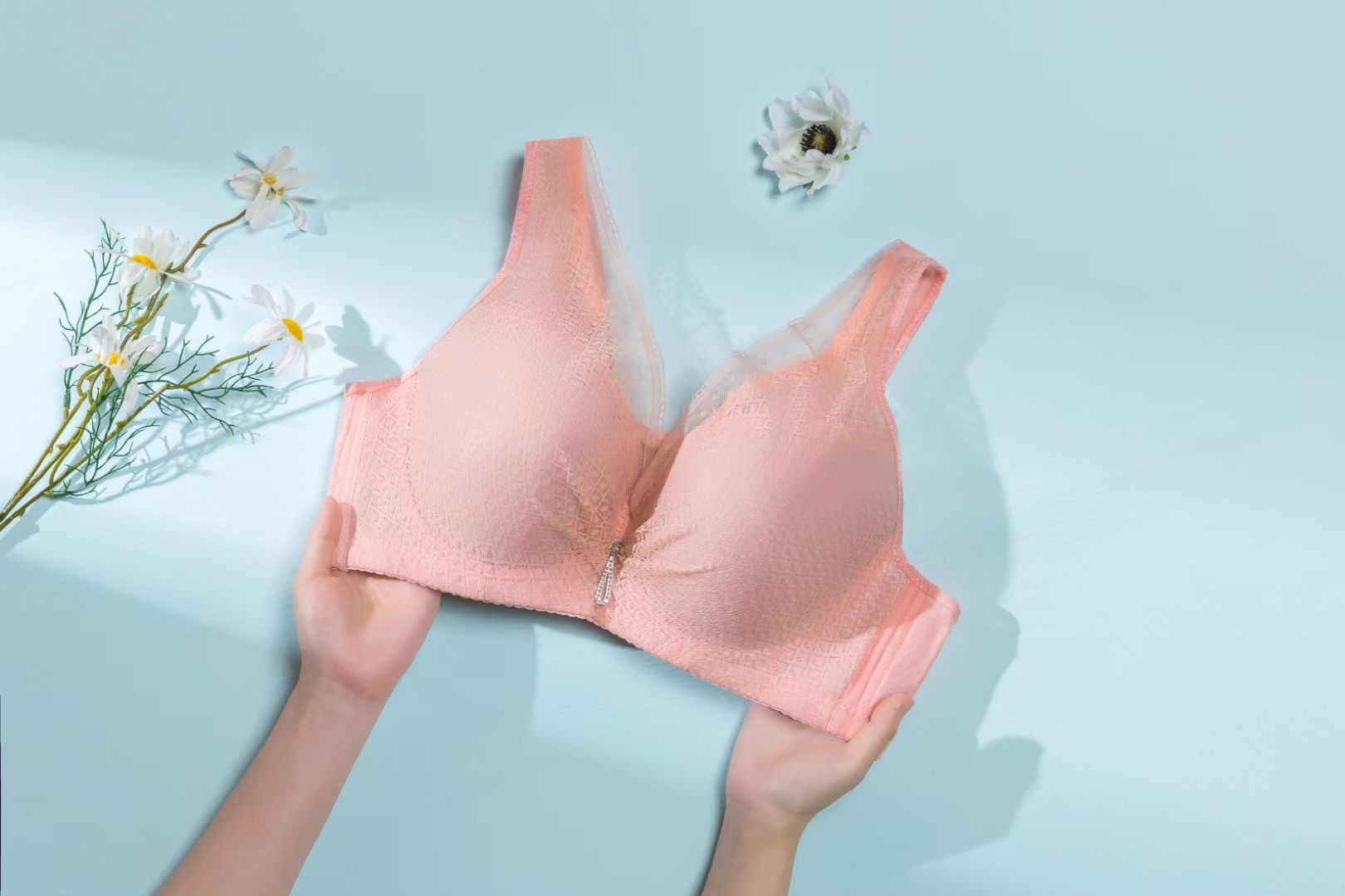 Cross-border lingerie: Women's plus-size bras without underwire detail image 11