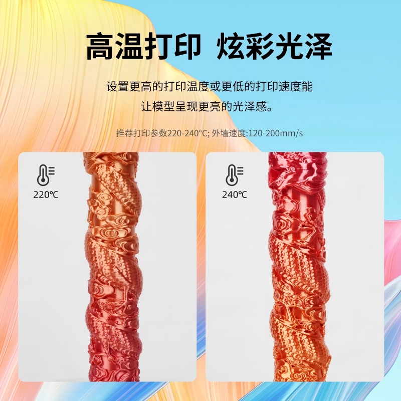 Pola Silk 3D printer consumables: high precision, high toughness, stable quality, not prone to moisture, ultra-high gloss, multiple colors available, 1kg Application Scenario