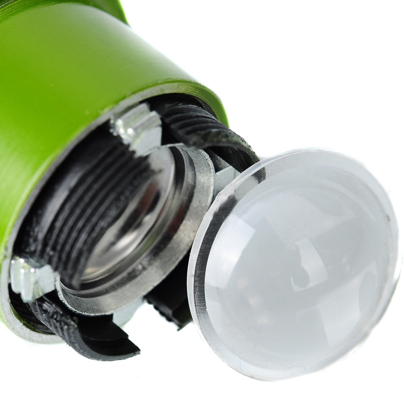 Factory price wholesale camouflage aluminum alloy high-intensity flashlight, rotating zoom, charging LED long-range cycling pic 5