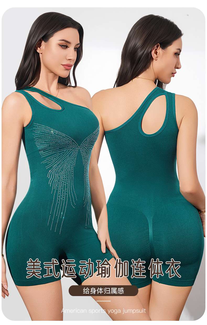 Tight-fitting body-shaping pants for women, European and American cross-border body-shaping one-piece straight-cut pants Application Scenario