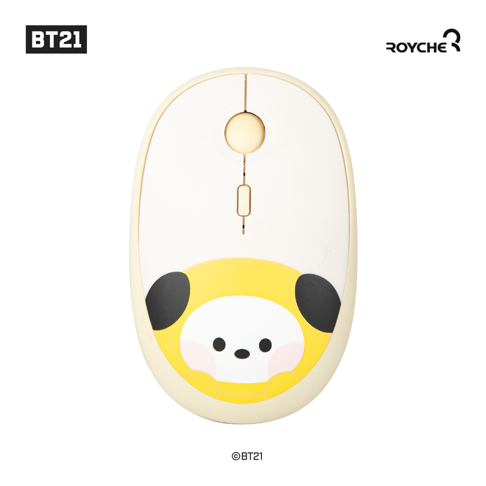 BT21多功能潮流鼠标-黄白款详情1