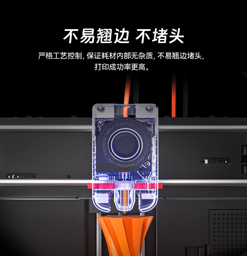 P L A Basic 3D打印机耗材环保可降解线径稳定多色可选无气泡出丝顺畅1KG 耗材 1.75mm详情4