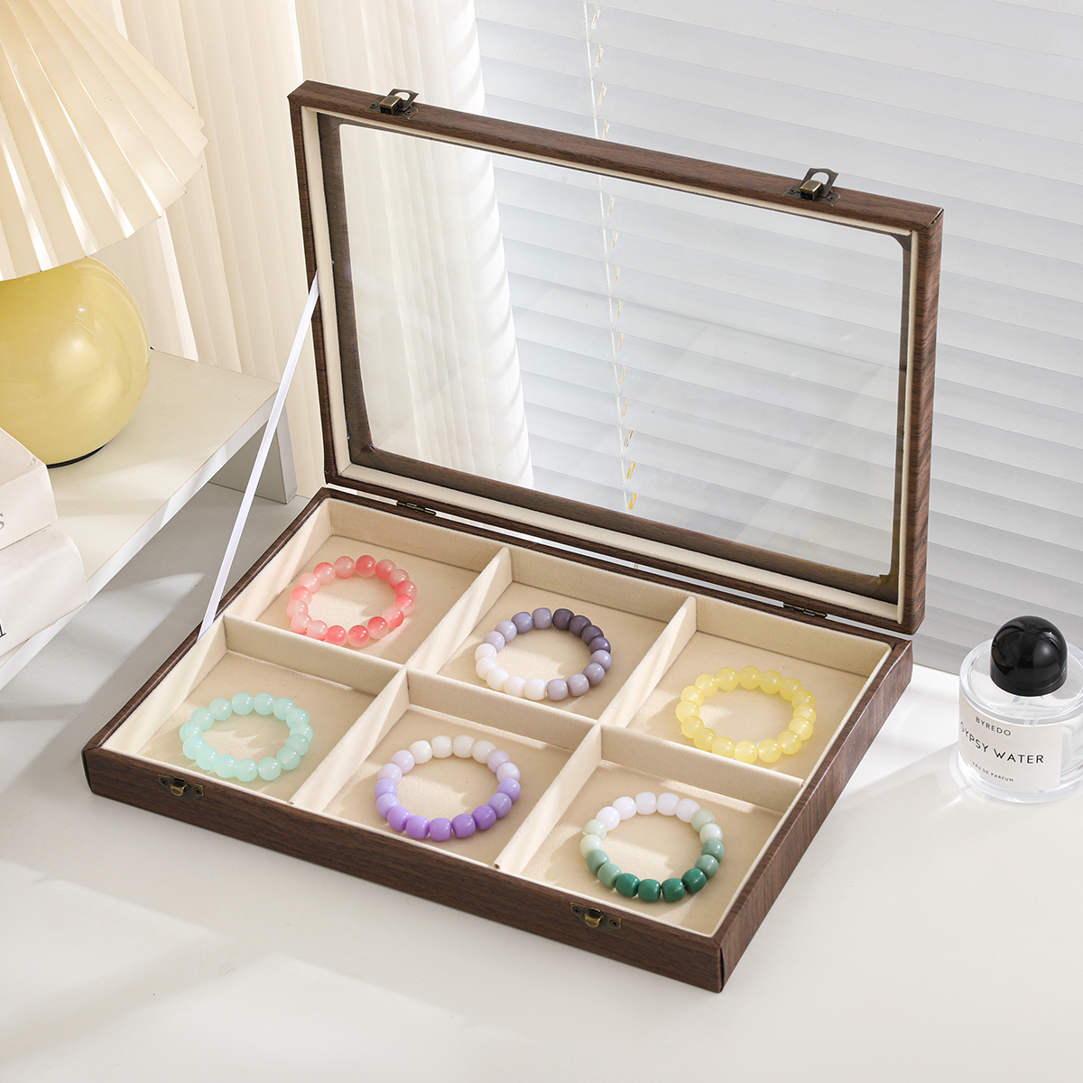 饰品展示架/亚克力展示台/饰品盘/饰品店展示架/地摊产品图