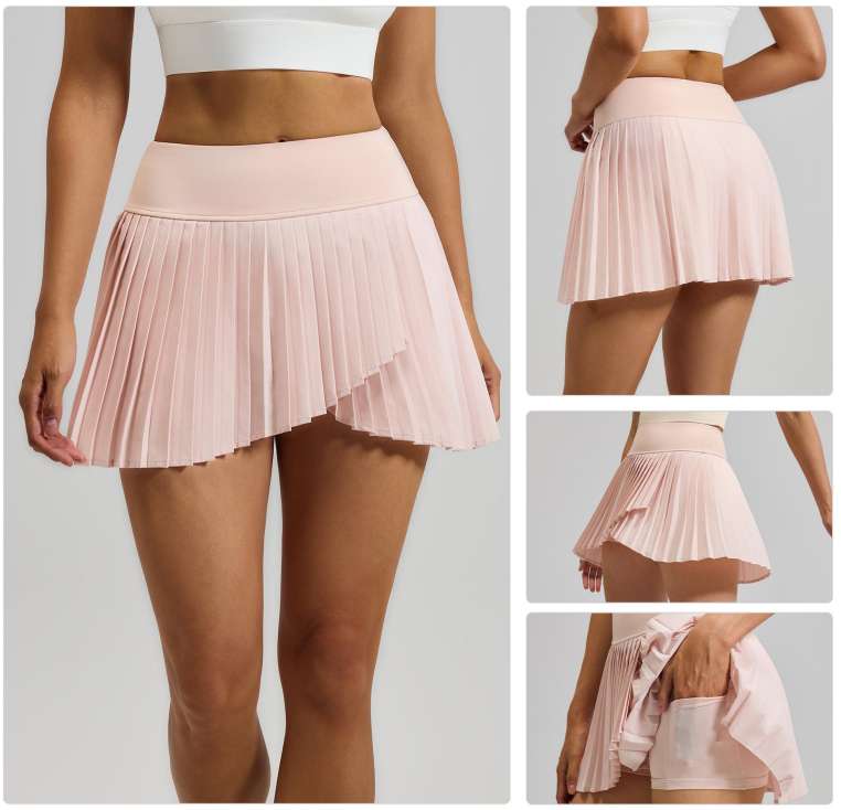 百褶短裙 瑜伽服女 紧身运动健身裤 户外瑜伽服装女款弹力舒适