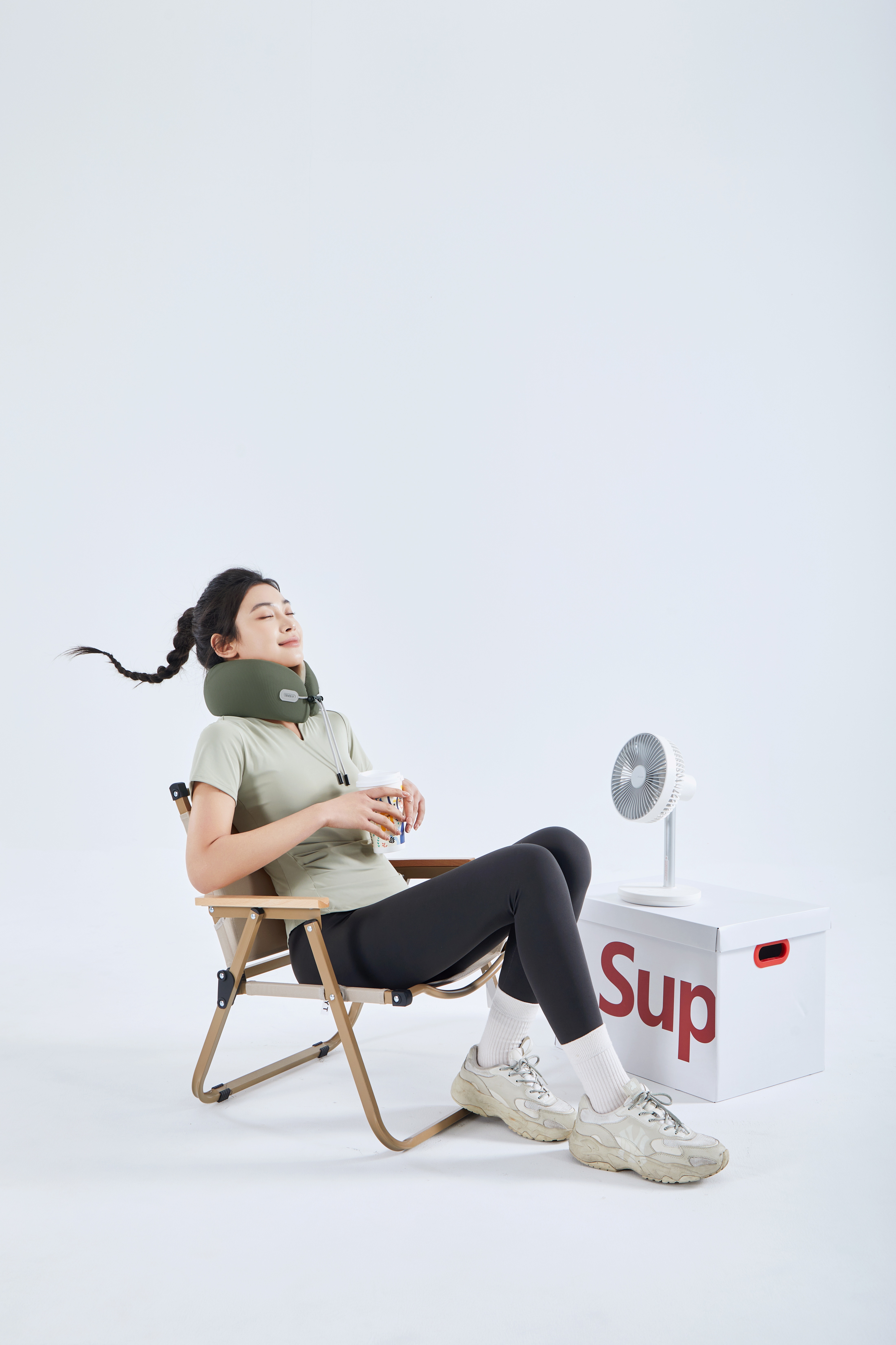 双核强支撑U型枕100D记忆棉旅行枕详情1