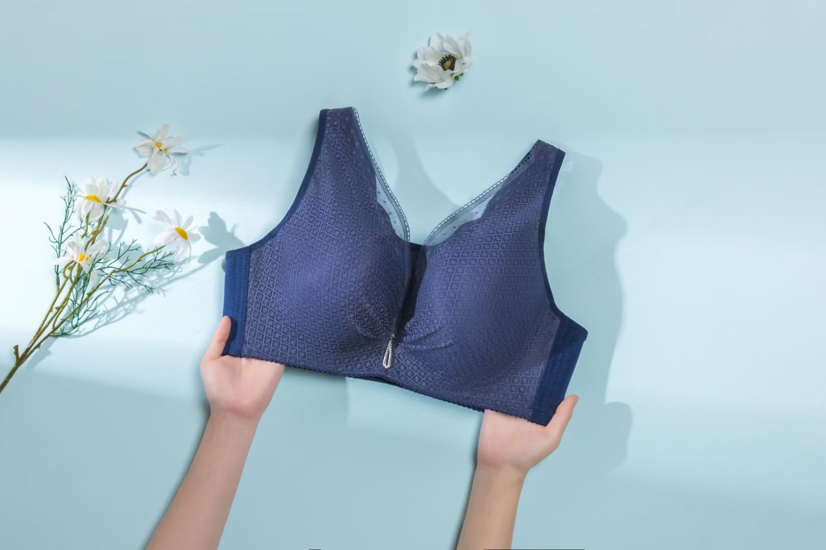 Cross-border lingerie: Women's plus-size bras without underwire detail image 13