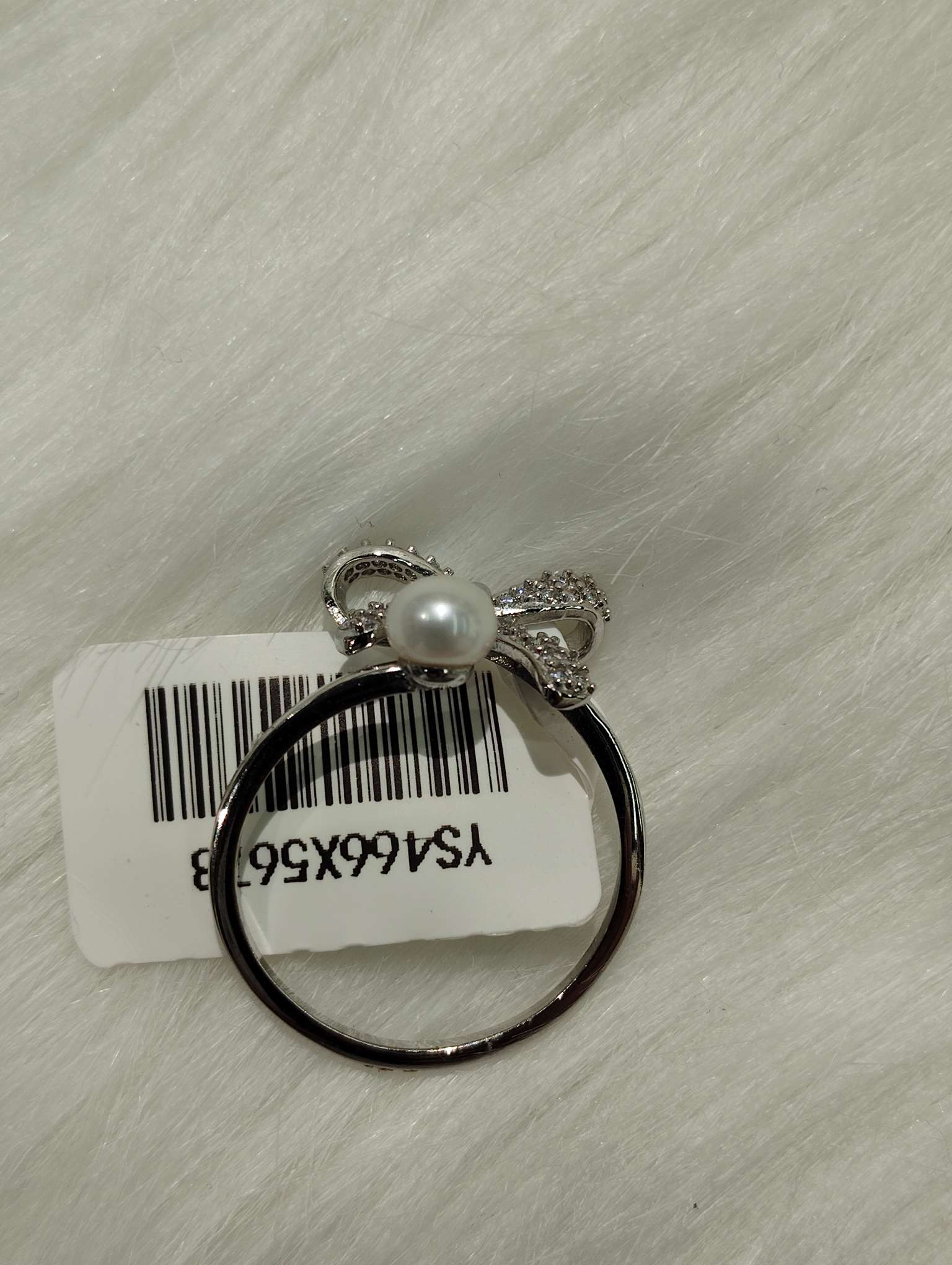 淡水5-6mm白色戒指