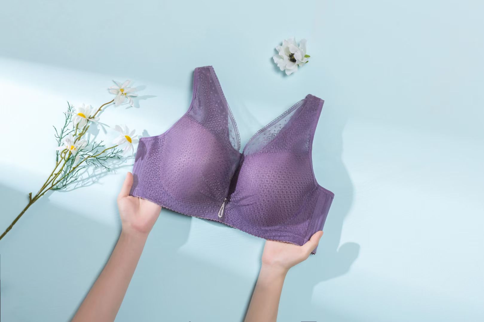 Cross-border lingerie: Women's plus-size bras without underwire detail image 12