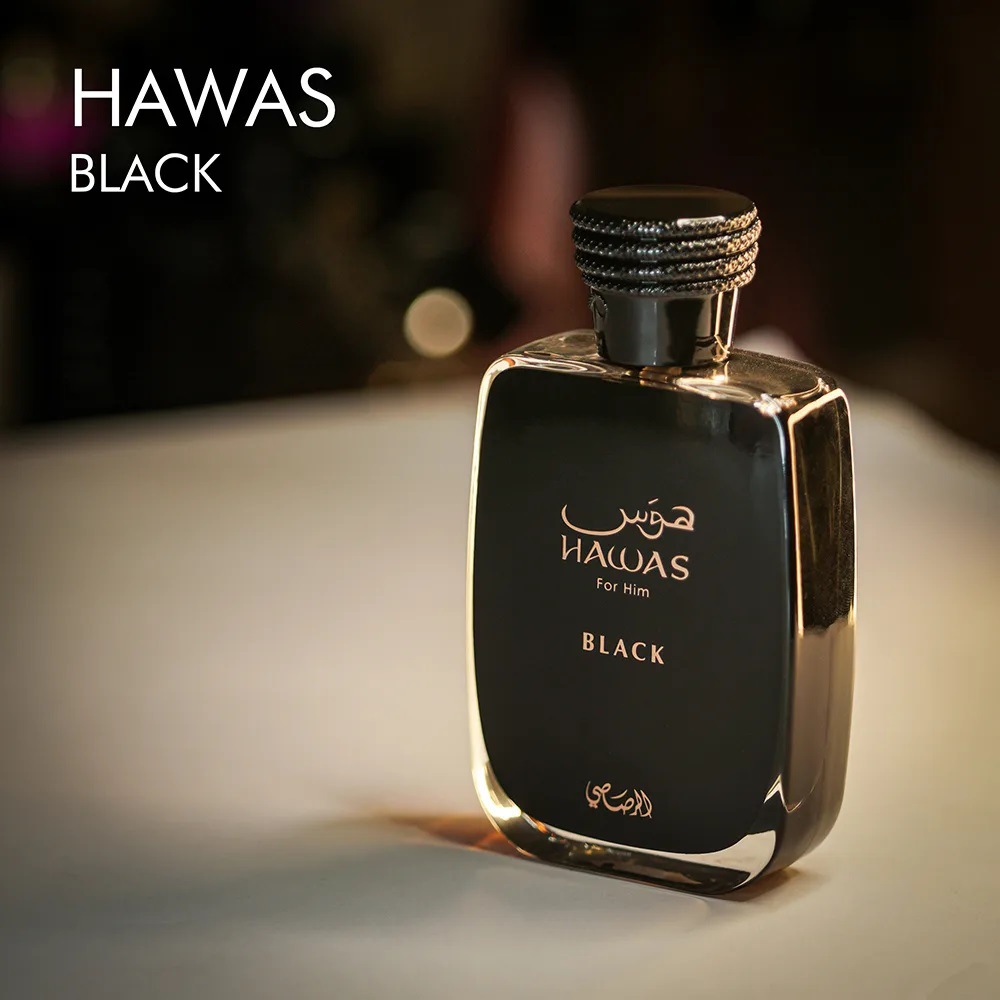المتفجرات عبر الحدود Rasasi Hawas 100ml Shwe water Fee، نوع جديد من عطور دبي العربية في الشرق الأوسط Specification image