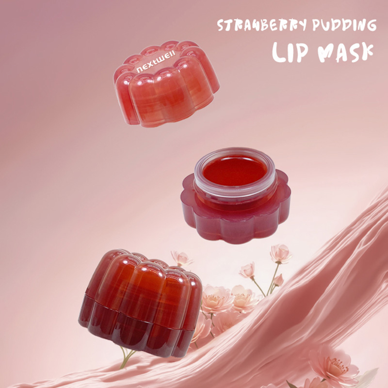 Next Well Pudding Jelly Solid Lip Gloss Moisturizing Anti-Cracking Mirror Water Light Lip Freeze Lipstick Not Easy to Peel Nude Lip Gloss Moisturizing Lip Mask Manufacturer Wholesale Lip Balm