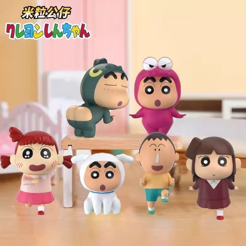 正版蜡笔小新换装派对系列搪胶毛绒盲盒潮玩可爱公仔礼物摆件批发世纪潮玩详情图2