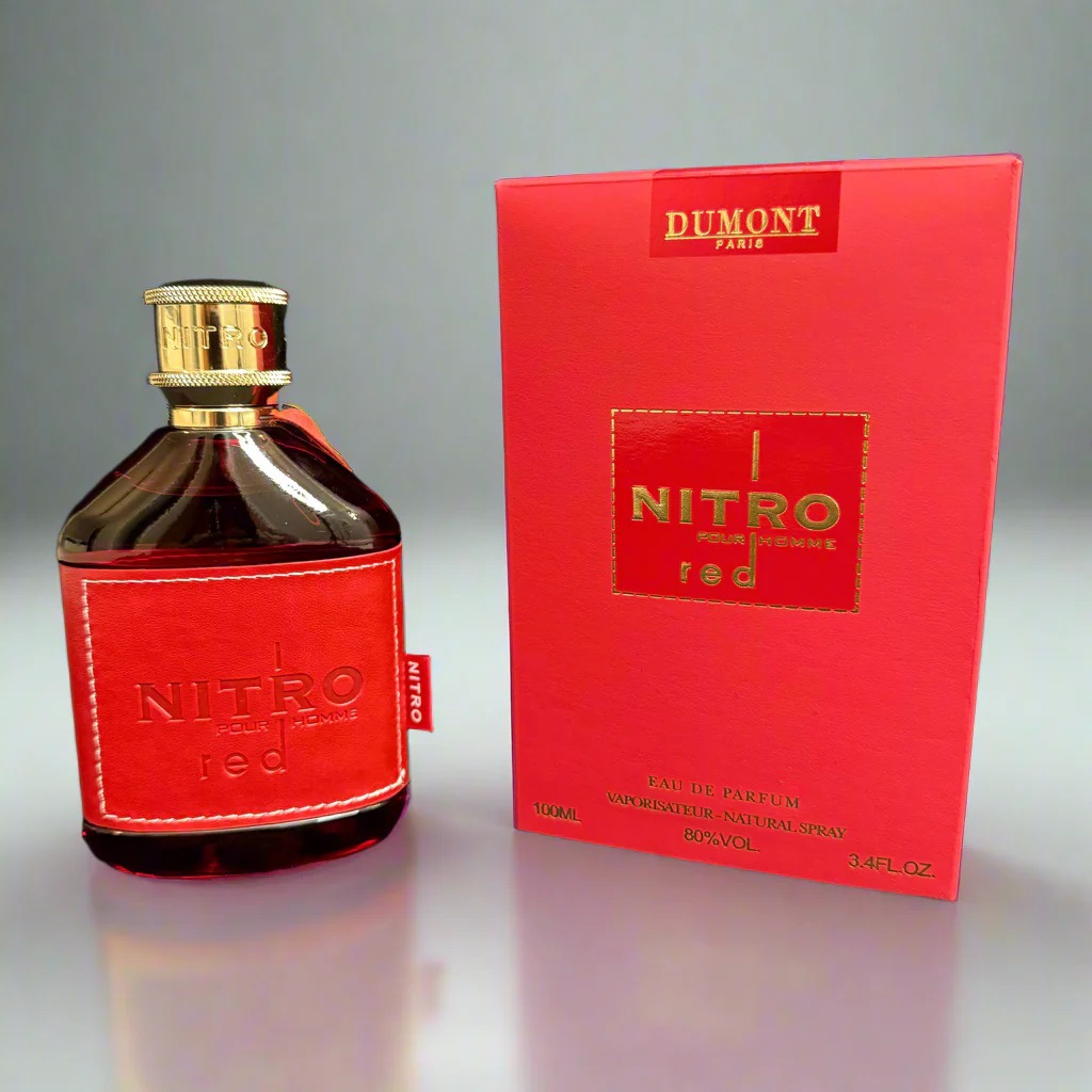 Crossover burst Dumont NITRO RED 100ml rojo duradero dubai árabe oriente medio perfume TK details Picture