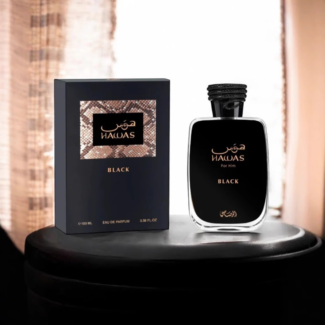 المتفجرات عبر الحدود Rasasi Hawas 100ml Shwe water Fee، نوع جديد من عطور دبي العربية في الشرق الأوسط details Picture