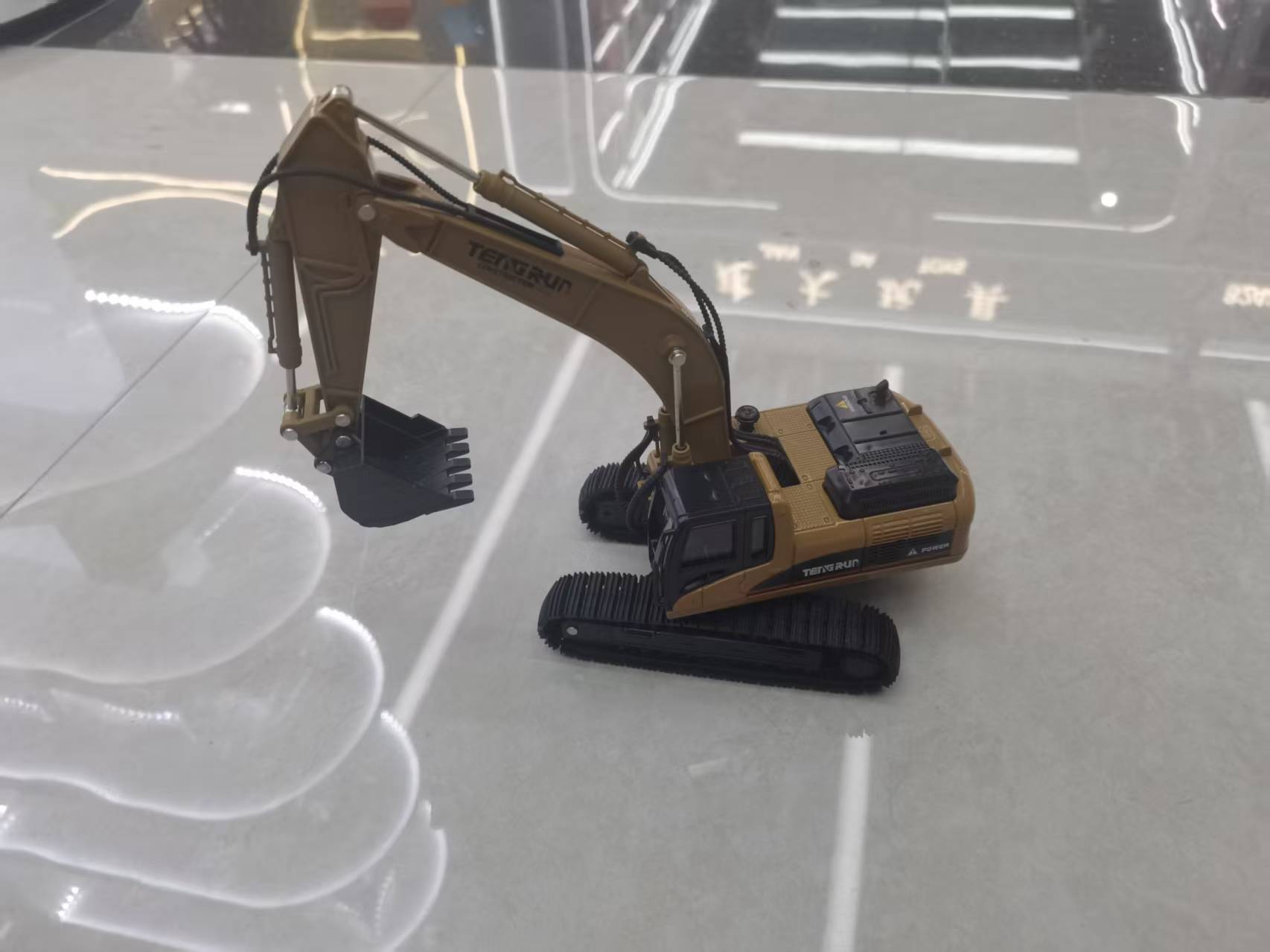 Hot-selling sliding simulation engineering vehicle, alloy vehicle model, children's toy vehicle, excavator set, wholesale toys