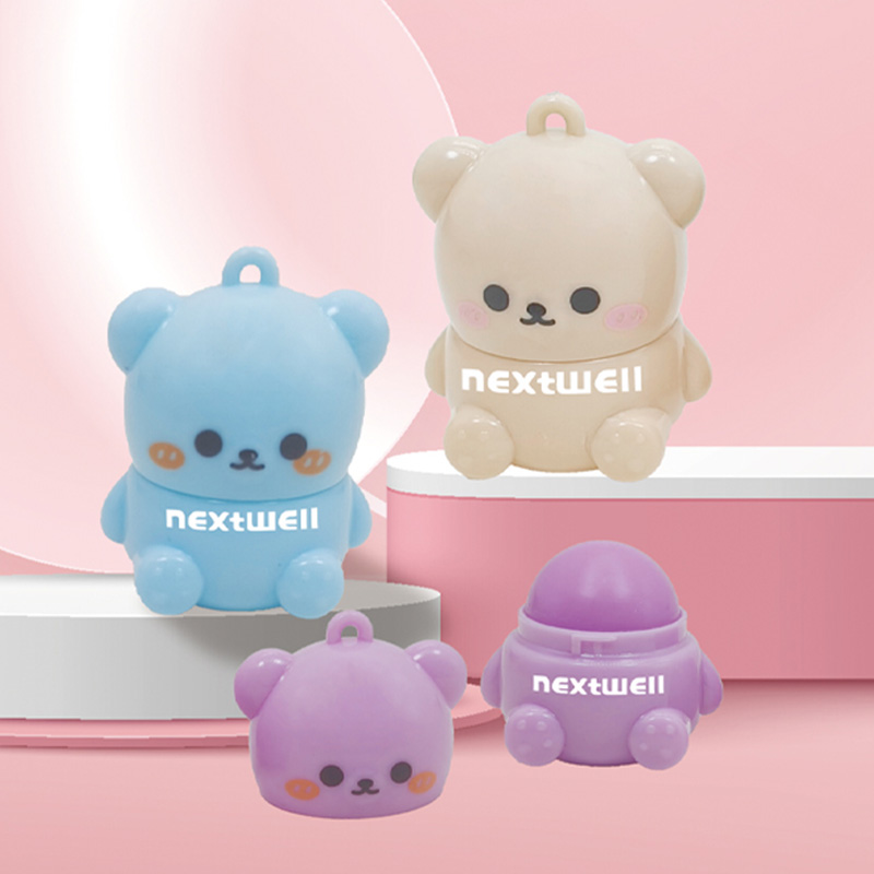 Cross-border Next Well Bear Pendant Lip Balm Moisturizing and hydrating Dry and cracked lips in autumn and winter Safe colorless lip balm OEM/ODM manufacturer wholesale Moisturizing lip balm Vaseline Lip Balm details Picture